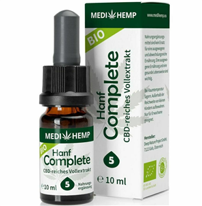 Hemp Complete 5% CBD bio, 10ml Medihemp                                                             -                                  105396