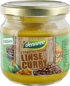 Crema tartinabila cu linte si curry bio 180g Dennree                                                -                                  103375