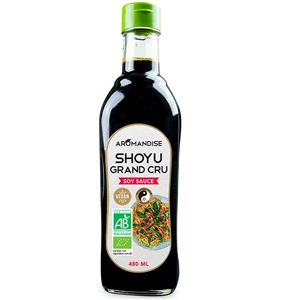 Sos de soya Shoyu Grand Cru bio 480 ml, Aromandise                                                  -                                  106572