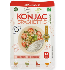 Spaghetti konjac bio 180g, Aromandise                                                               -                                  106581