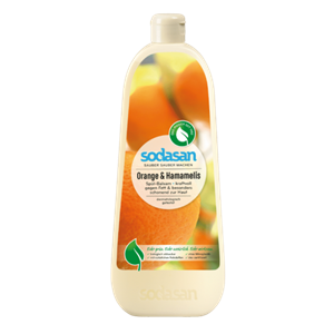 Detergent vase lichid cu balsam bio portocala 1L Sodasan-                                    1409