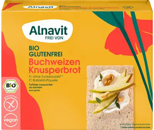 Crispbread (painici) din hrisca fara gluten, bio, 150g Alnavit                                      -                                  104956