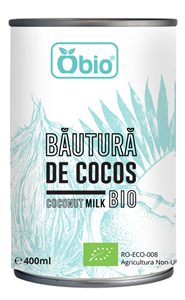 Bautura de cocos bio 400ml Obio-                                  104741