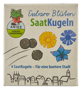 Bilute cu seminte pentru semanat - flori comestibile bio 4 bucati Aries                             -                                  108484