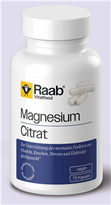 Citrat de magneziu 840mg 75 capsule 63g Raab                                                        -                                  107989
