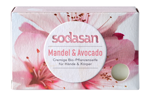 Sapun crema bio migdale si avocado 100g SODASAN                                                     -                                    1237