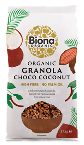 Granola cu ciocolata si cocos bio 375g Biona-                                  105044