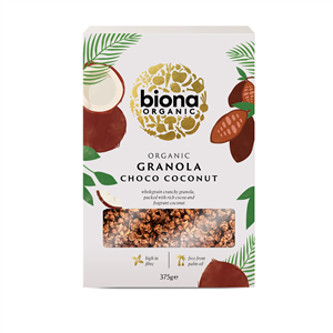 Granola cu ciocolata si cocos bio 375g Biona                                                        -                                  105044