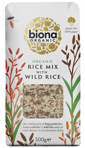 Orez mixt cu orez salbatic bio 500g Biona                                                           -                                  103830
