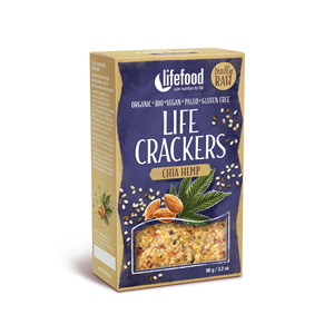 LIFECRACKERS cu chia si canepa raw eco 90g-                                     565