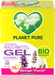 Detergent GEL bio de rufe - lavanda - 3 L Planet Pure                                               -                                  102989