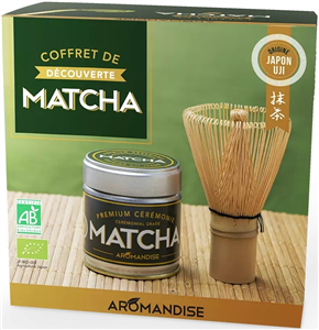 Set pentru ceai ceremonial matcha bio, 30g, Aromandise                                              -                                  106559