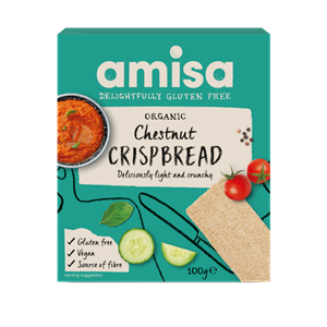 Crispbread (painici) cu faina de castane fara gluten eco 100g Amisa                                 -                    102917              