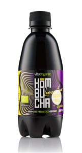 Kombucha cu lamaie indulcita cu stevia bio 330ml Vita Organic                                       -                                  107835