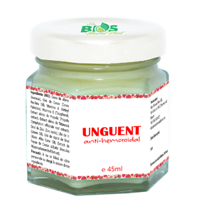 Unguent anti-hemoroidal, 45ml, Bios Mineral Plant                                                   -                                  103497