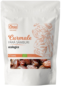 Curmale fara samburi bio 250g Obio                                                                  -                                  104275