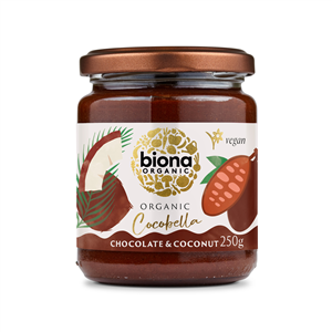 Crema de cocos cu ciocolata Cocobella eco 250g Biona                                                -                                     911