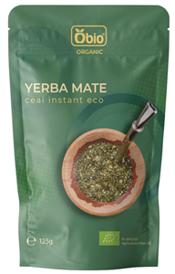 Ceai yerba mate instant bio 125g Obio                                                               -                                  103770