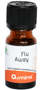 Blend din uleiuri esentiale FLU AWAY pentru difuzer bio 10ml ARMINA                                 -                                  103524
