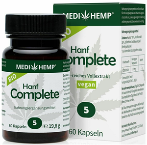 Hemp Complete Capsule cu CBD 5%, 60 capsule Medihemp                                                -                                  105399