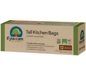 Saci menajeri compostabili 49.2L, 12 buc., If You Care                                              -                                  106847