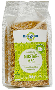 Mustar boabe pentru germinat bio 200g  Biorganik                                                    -                                  104326