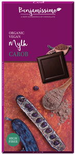 Ciocolata cu pudra de carob bio, 70g, Benjamissimo                                                  -                                  104661