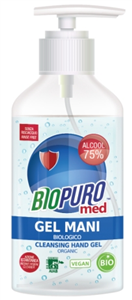 Gel igienizant pentru maini bio 250ml Biopuro                                                       -                    102879              