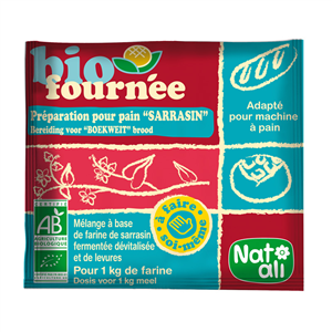 Mix din hrisca si drojdie pentru paine bio 35g Nat-ali   -                                  106642