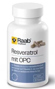 Resveratrol si OPC 500mg 90 capsule 45g Raab                                                        -                                  107837