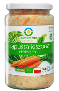 Varza lactofermentata cu morcovi bio 700g Biofood                                                   -                                  108068