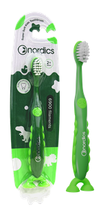 Periuta de dinti pentru copii 6900 filamente - super moale - + 2 ani - verde  Nordics-                                  106691