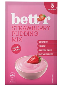Mix pentru budinca cu capsuni bio 30g Bettr                                                         -                                  107974