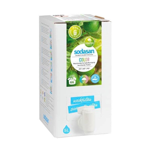 Detergent bio lichid color Lime 5L SODASAN                                                          -                                    1202
