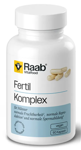 Complex de fertilitate pentru barbati 550mg 90 capsule 49.5g Raab                                   -                                  107787