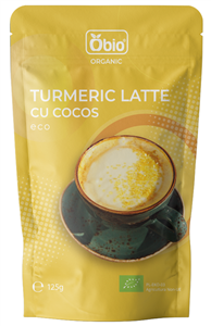 Turmeric latte cu cocos bio 125g Obio                                                               -                                  103765