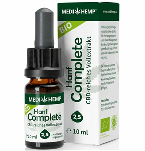Hemp Complete 2,5% CBD bio, 10ml Medihemp                                                           -                                  105395