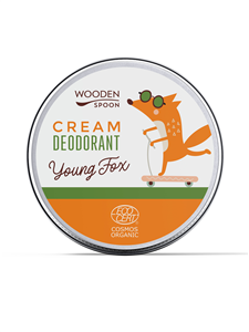 Deodorant crema pentru tineri Young Fox, bio, 60ml, Wooden Spoon                                    -                                  106085
