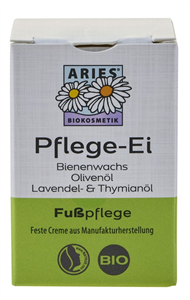 Crema solida pentru picioare cu ulei de masline, ceara de albine, ulei de lavanda si cimbru ecologic-                                  108521