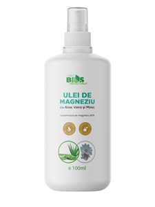 Ulei de magneziu, cu aloe vera si mosc, 100ml Bios Mineral Plant                                    -                                  103724