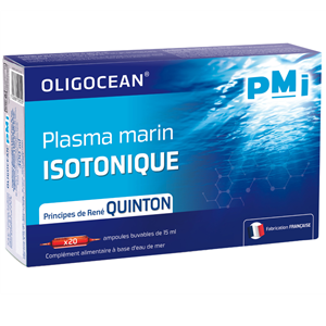 PLASMA MARINA IZOTONIC OLIGOCEAN – METODA QUINTON, 20 FIOLE X 15ML, 300ML, LABORATOIRES SUPERDIET   -                                  105598