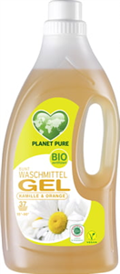 Detergent GEL bio de rufe colorate -musetel si portocale - 1.5L Planet Pure                         -                                  103155