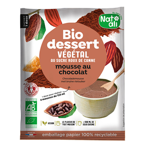 Desert mousse de ciocolata, bio, 70g, Nat-ali                                                       -                                  106624