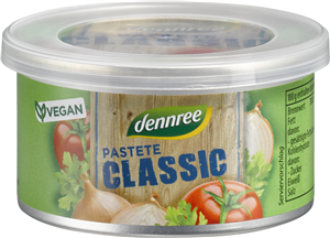 Pasta vegana clasic bio 125g Dennree                                                                -                                  103378
