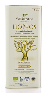 Ulei de masline extravergin liophos bio 5l Stamatakos Olivegrove-                                  101269