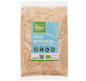 Gris integral din grau spelta eco 500g OBIO                                                         -                                     384