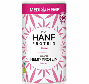 Proteina din canepa cu fructe, bio, 180g, Medihemp                                                  -                                  105393