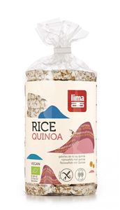 Rondele de orez expandat cu quinoa eco 100g  Lima                                                   -                    100994              