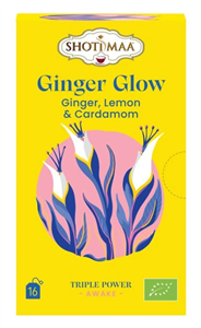 Ceai awake - ginger glow - ghimbir, lamaie si cardamom bio 16dz x 2g 32g Shotimaa                   -                                  108670