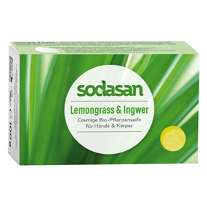 Sapun crema bio lemongrass si ghimbir 100g SODASAN                                                  -                                    1241